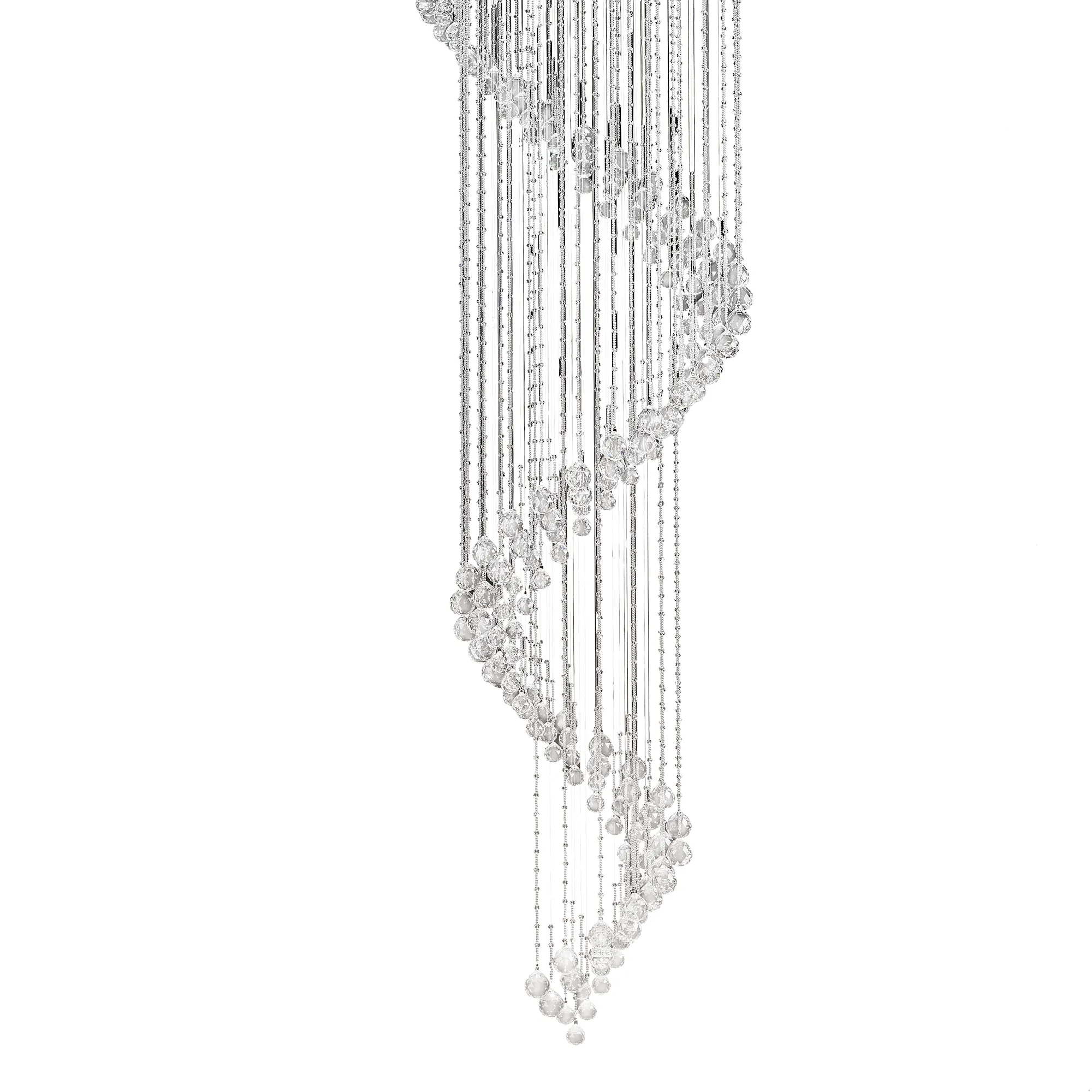 Colorado Crystal Pendant 24 Light (33.8kg) Polished Chrome IL31376  Diyas Colorado